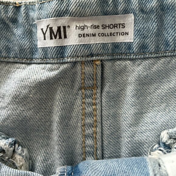 Stranger Things ASO Max Mayfield High Waisted Paper Bag Mom Jean Shorts Sz 7/28 - Picture 4 of 9